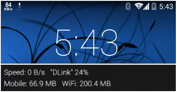 How to show internet speed on status bar with an app How to show internet speed on status bar with an app