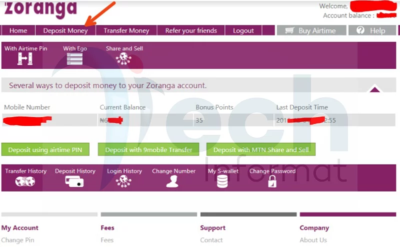 Convert airtime to cash in Nigeria using Zoranga Convert airtime to cash in Nigeria using Zoranga