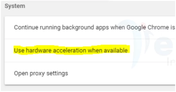 Use hardware acceleration when available Chrome functions Use hardware acceleration when available Chrome functions