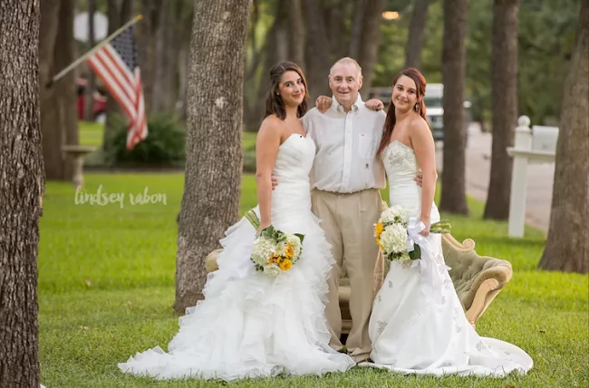 Twin sisters play pretend, enact imaginary wedding day for dad with Alzheimer’s Disease Twin sisters play pretend, enact imaginary wedding day for dad with Alzheimer’s Disease