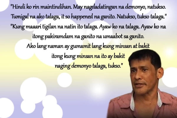 Sobrang nagsisi siya! Julio Diaz owns up to taking drügs Sobrang nagsisi siya! Julio Diaz owns up to taking drügs