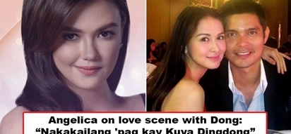 Iba siya sa mga lalake! Angelica Panganiban reveals she does not feel awkward on love scenes with her leading men but Dingdong Dantes is an exception