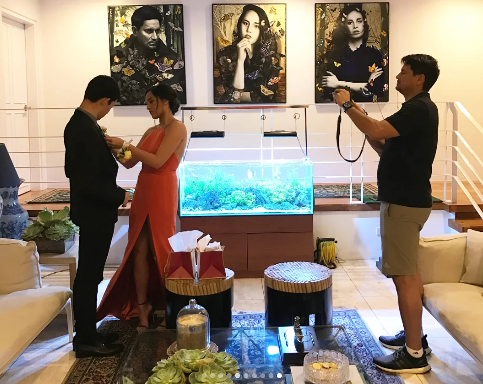 Stage Parents Lucy and Richard Gomez shares Juliana's prom look Stage Parents Lucy and Richard Gomez shares Juliana's prom look