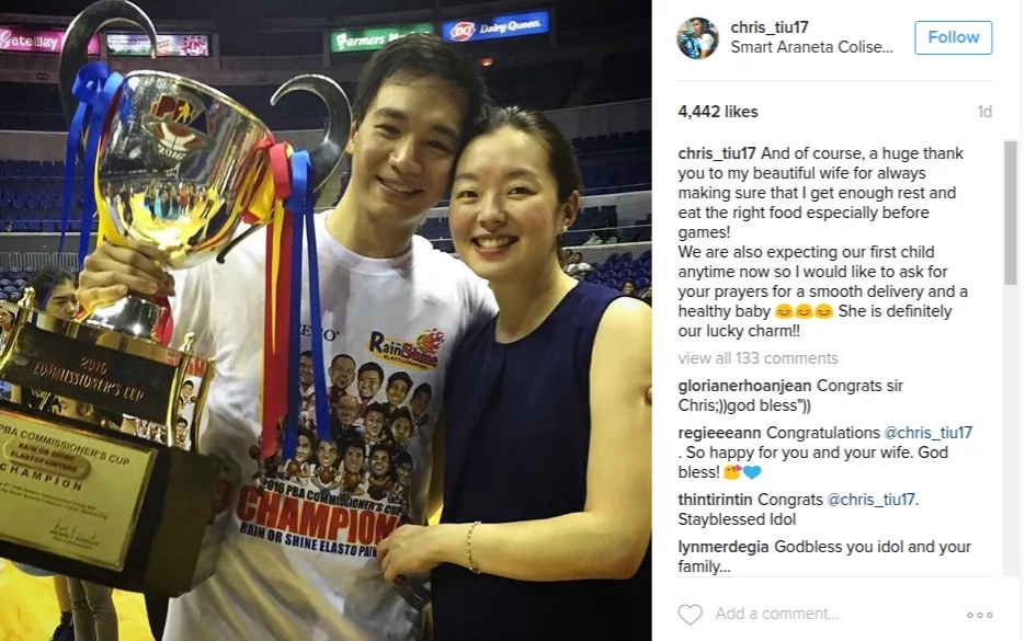 Chris Tiu soon to be a father Chris Tiu soon to be a father