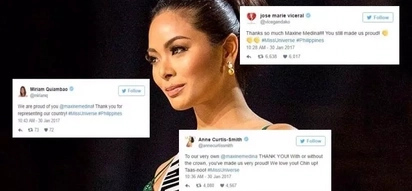 Celebrities express love and support to Maxine Medina despite falling short in top 3