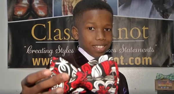 Entrepreneurial boy, 11, is founder and CEO of his own clothing accessories company (photos)