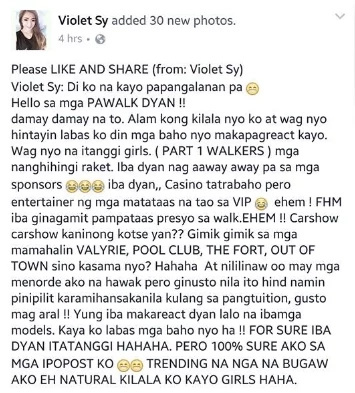 Violet Sy and boyfriend nabbed for cyber pimping minors Violet Sy and boyfriend nabbed for cyber pimping minors