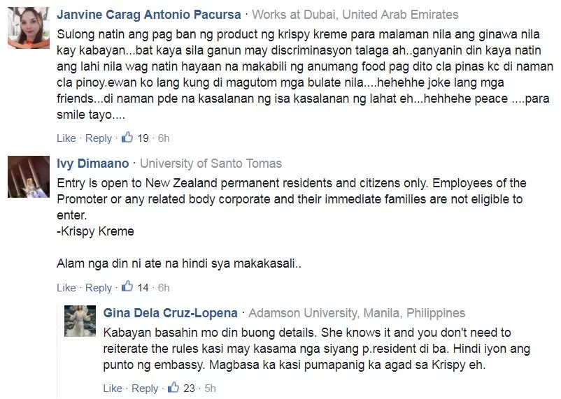 Netizens slam Krispy Kreme for alleged 'racist' attitude towards Pinay Netizens slam Krispy Kreme for alleged 'racist' attitude towards Pinay
