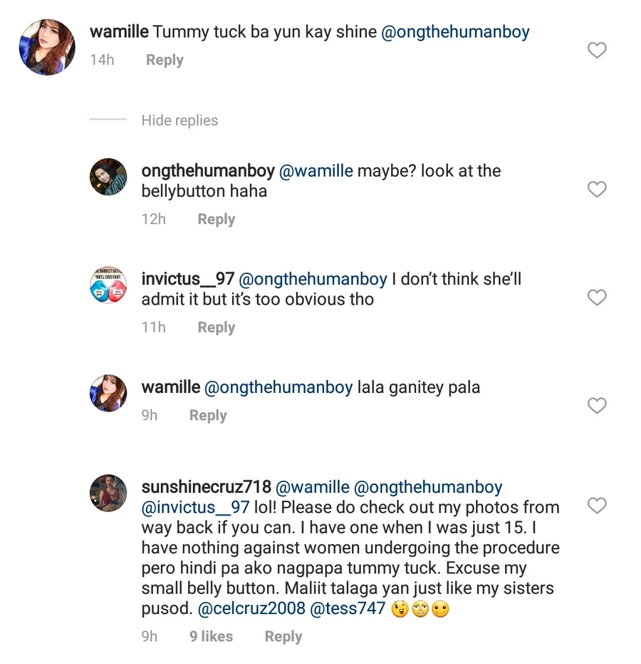 Sunshine Cruz tells netizens she did not go through the knife to achieve body Sunshine Cruz tells netizens she did not go through the knife to achieve body