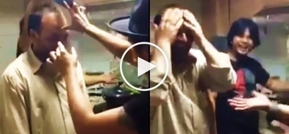 Ang lakas mang trip! Naughty OFWs prank confused Arab co-worker using hilarious magic trick