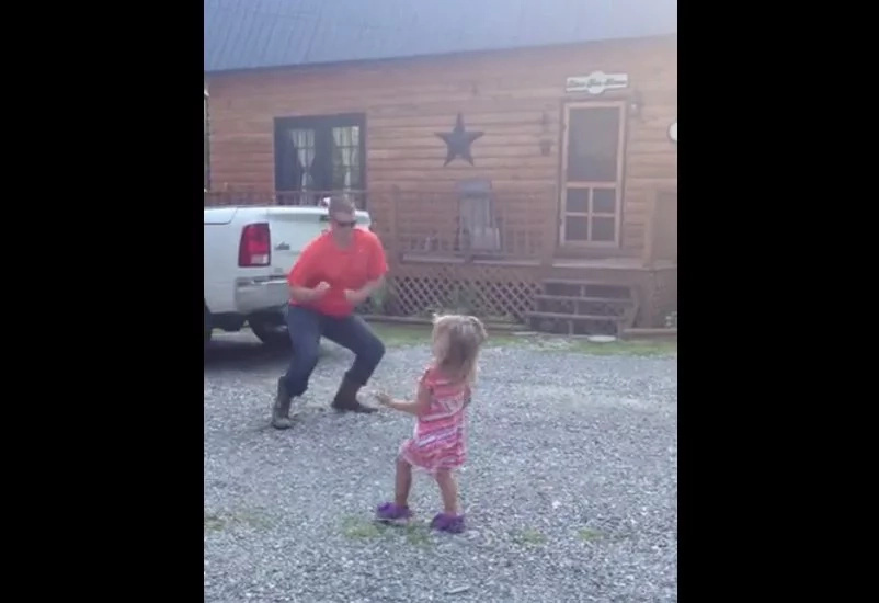 Cowboy dad twerks to Kesha's "Timber" for daughter! Cowboy dad twerks to Kesha's "Timber" for daughter!