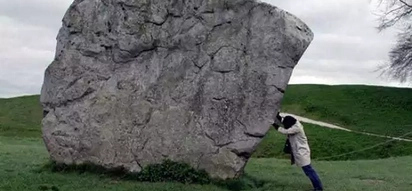 God told him to push the stone. How this story ended teaches us a great lesson of life