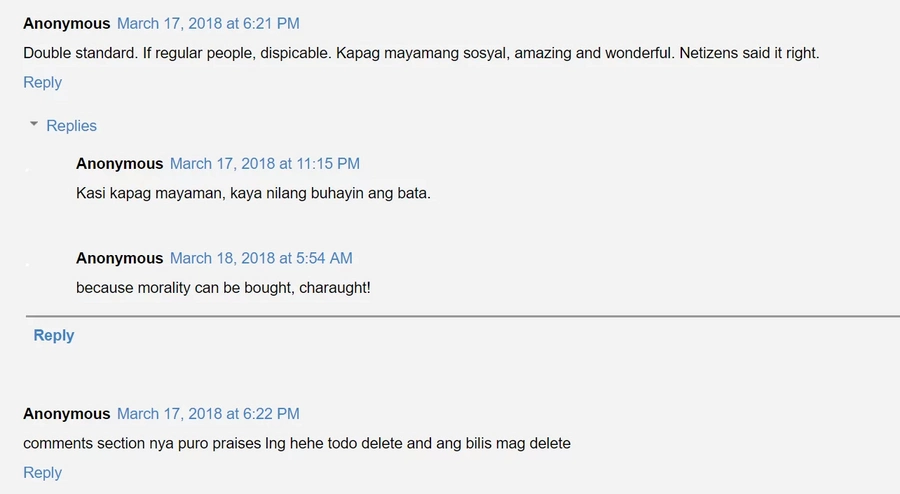 Hindi daw dahil maraming natuwa eh tama yung ginawa! Liz Uy's coming out as a single mom elicited mixed reactions from netizens Hindi daw dahil maraming natuwa eh tama yung ginawa! Liz Uy's coming out as a single mom elicited mixed reactions from netizens