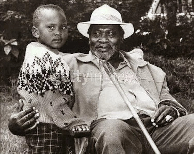 Image result for uhuru kenyatta with jomo kenyatta