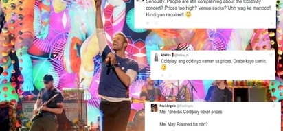 Sobra namang mahal! Netizens outraged with Coldplay's steep ticket prices