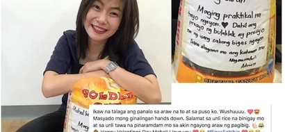 Iba talaga! Pinay gets sack of rice for her Valentines gift instead of flowers
