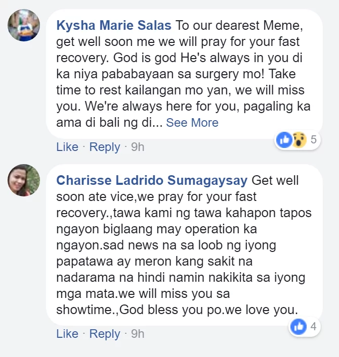 Marami talaga nagmamahal sa kanya! Netizens send their get well wishes for Vice Ganda who will undergo operations for kidney stone removal Marami talaga nagmamahal sa kanya! Netizens send their get well wishes for Vice Ganda who will undergo operations for kidney stone removal