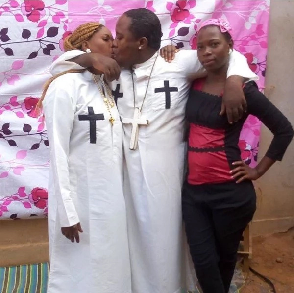 Tanzania’s self-styled prophet pictured kissing wife and house girl arrested