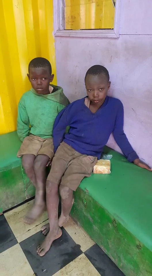 Boys hitch 10 hour ride on a Greenline Safaris bus' chassis