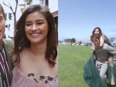 Liza Soberano and Enrique Gil bond during shoot of Metro magazine cover in San Francisco