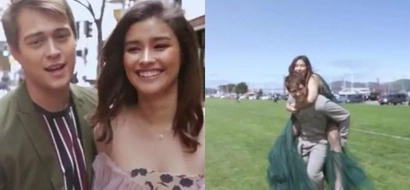 Liza Soberano and Enrique Gil bond during shoot of Metro magazine cover in San Francisco