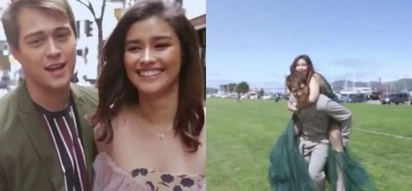 Liza Soberano and Enrique Gil bond during shoot of Metro magazine cover in San Francisco