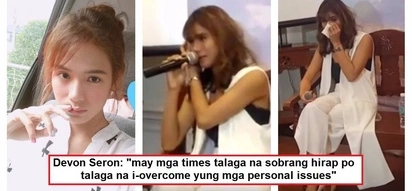 Devon Seron broke into tears while being interviewed at the press con of her Korean movie ‘You With Me’: ‘wala akong work for a year’