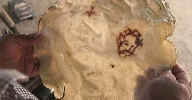 Woman says Jesus has appeared on her homemade snack Woman says Jesus has appeared on her homemade snack