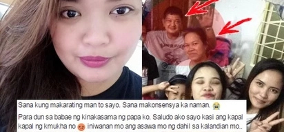 Legal daughter turns to Facebook to plead father to leave mistress and for mistress to have some shame!