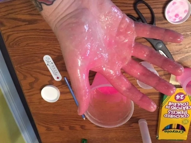 The "clone" is made out of silicone The "clone" is made out of silicone