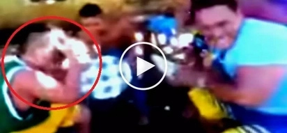 Naughty Pinoy pulls off cruel prank on unsuspecting boy during Christmas party