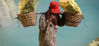 Sulfur mining in Indonesia: 'Toughest job by the toughest men in the world'