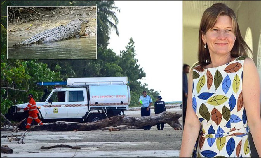 Night swimming gone terribly wrong: woman gets dragged by crocodile Night swimming gone terribly wrong: woman gets dragged by crocodile