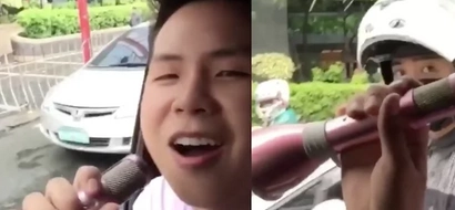 Kanta pa more! This guy really took Carpool Karaoke to a next level