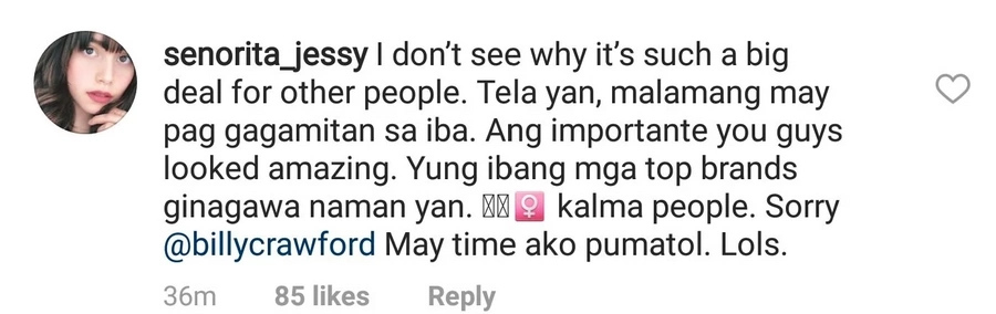 Jessy Mendiola gets bashed after commenting on controversial photoshoot of Billy Crawford & Coleen Garcia Jessy Mendiola gets bashed after commenting on controversial photoshoot of Billy Crawford & Coleen Garcia