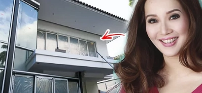 Tapos na rin, sa wakas! Kris Aquino is finally moving into her new Q.C. mansion! Her front door is just extraordinary!