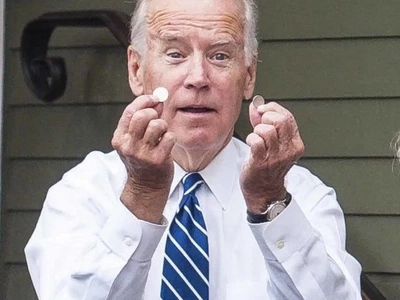 Joe Biden Takes Change From The Floor Is Less Fun Than His Face After (Photo)