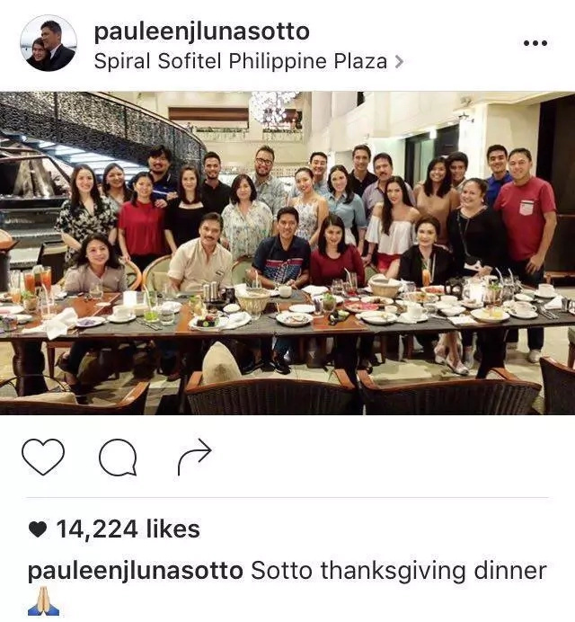 Tito Sotto rejoices with family Tito Sotto rejoices with family