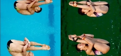 Rio diving pool turned green! Find out what caused this strange phenomenon.