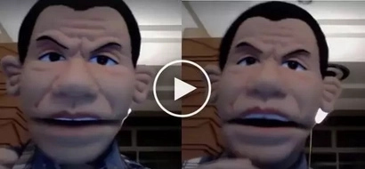 Ang cute! President DU30's adorable mascot says thank you to followers, answers allegations