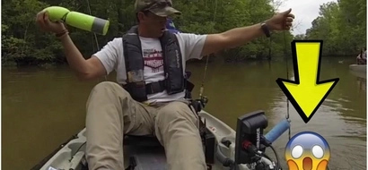 Fisherman loses it all after realizing what was at the end on of his fishing line