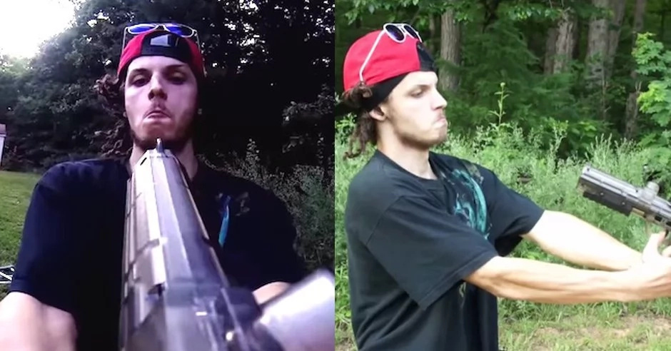 He wanted to find out what happens if you shoot a paintball marker point blank in your face He wanted to find out what happens if you shoot a paintball marker point blank in your face