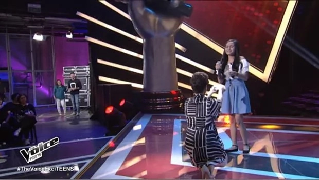 Girl's classic piece wows all four judges Girl's classic piece wows all four judges