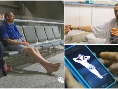A sad story of a man who patiently wait for 10 days to meet his Chinese lover in airport but she didn't came.