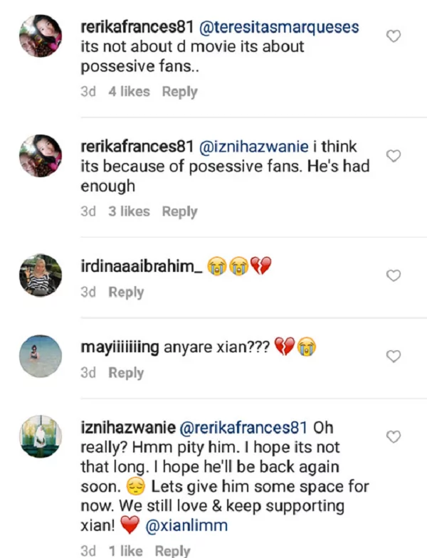 “Goodbye for now”: Xian Lim Puzzles Fans With Cryptic IG Post “Goodbye for now”: Xian Lim Puzzles Fans With Cryptic IG Post