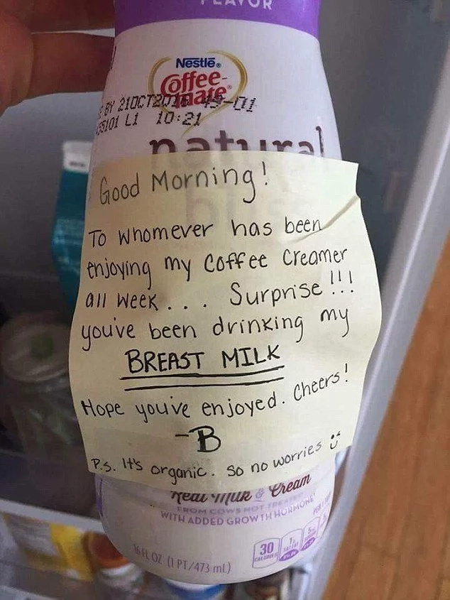 Woman gets revenge on officemate stealing her ‘cream’ Woman gets revenge on officemate stealing her ‘cream’