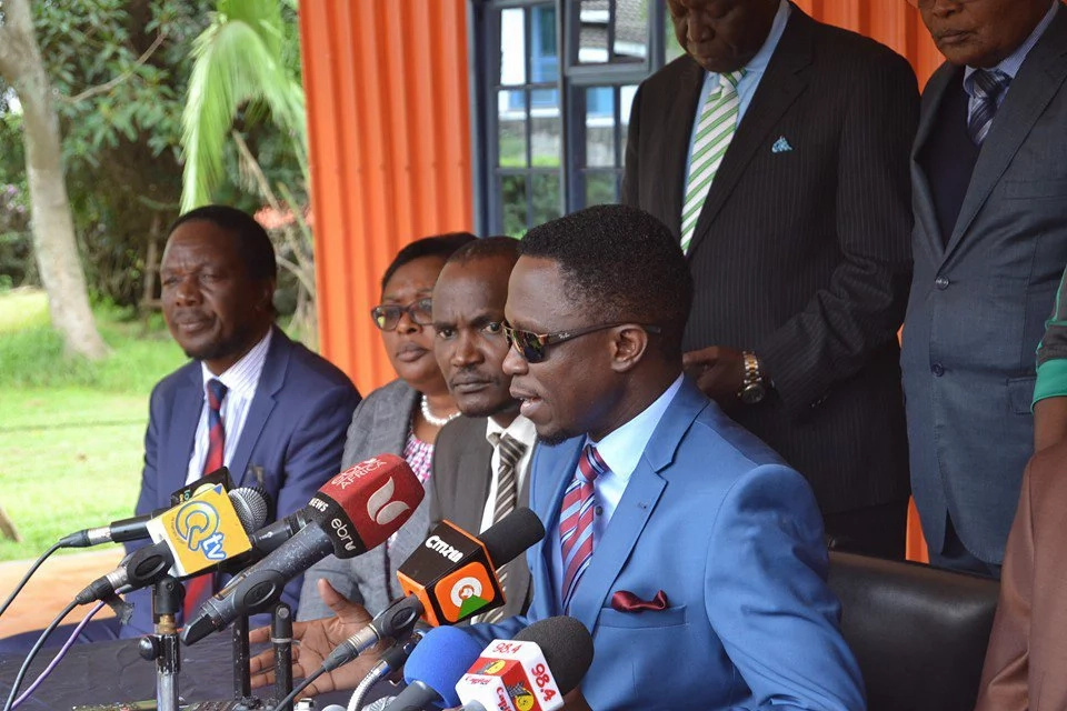 Raila tells Ababu Namwamba to respect the party or leave