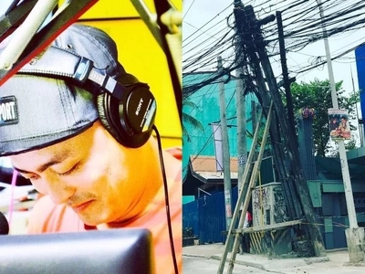 This radio DJ has noticed this unsightly post and he wants us to help him