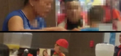 Kindhearted Jollibee crew makes a surprise for a poor woman who was eating leftovers