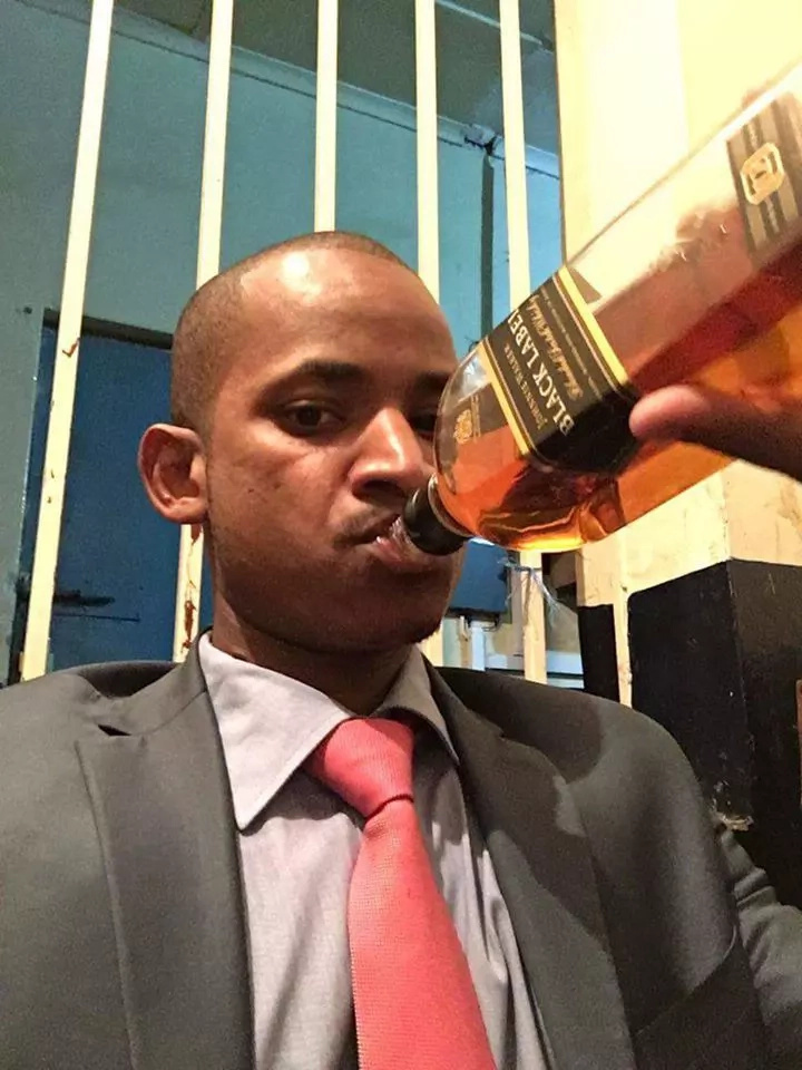 Image result for babu owino smoking